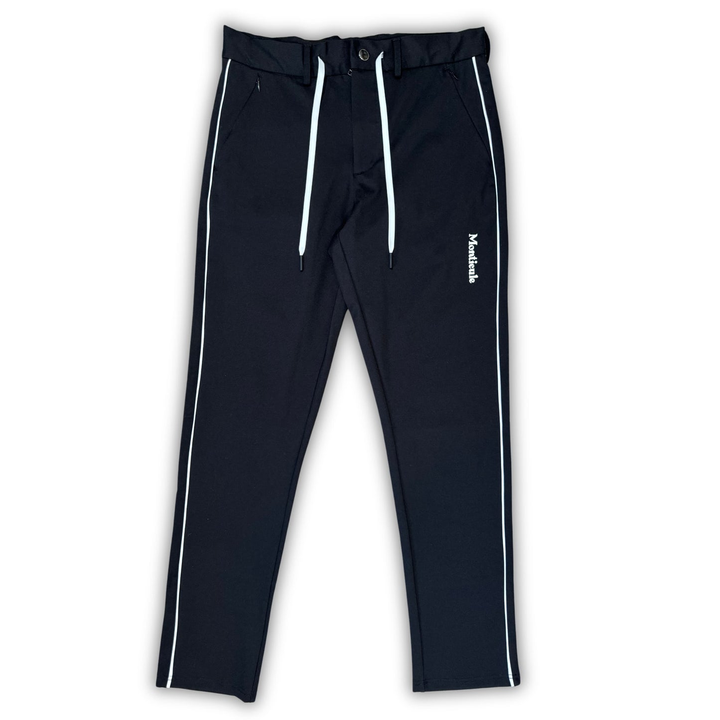 4-Way Stretch Chinos. Black