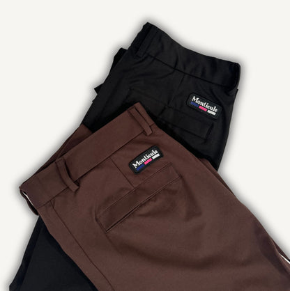 4-Way Stretch Chinos. Black