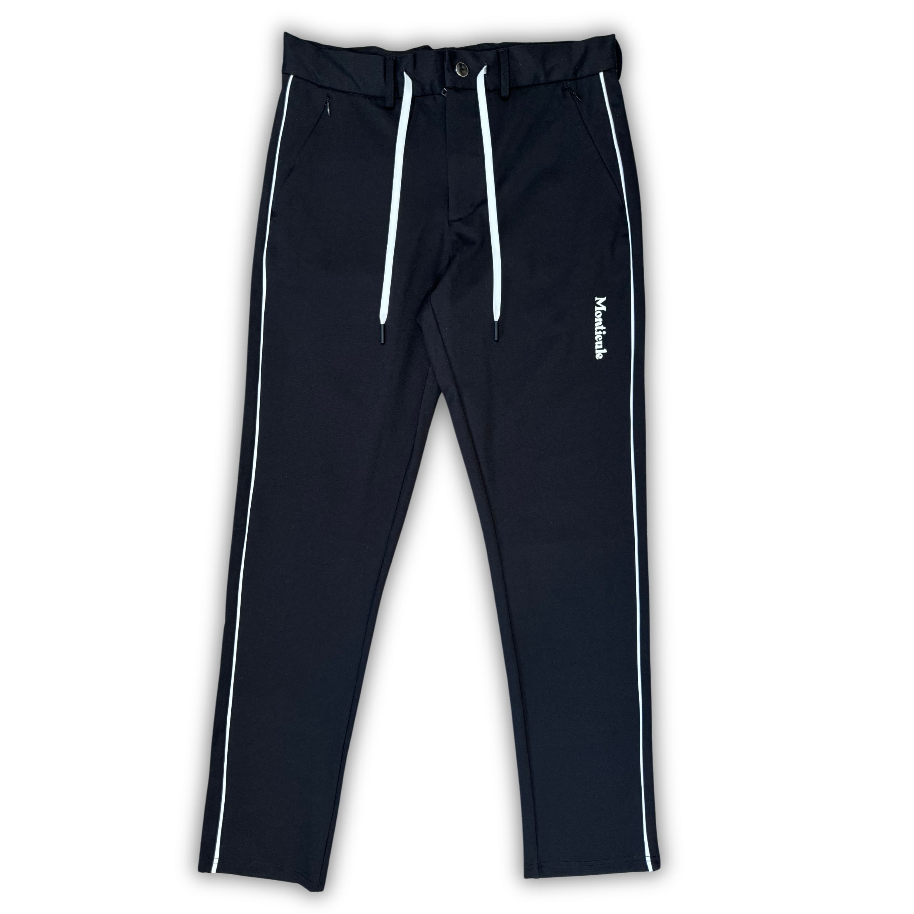 4-Way Stretch Chinos. Black
