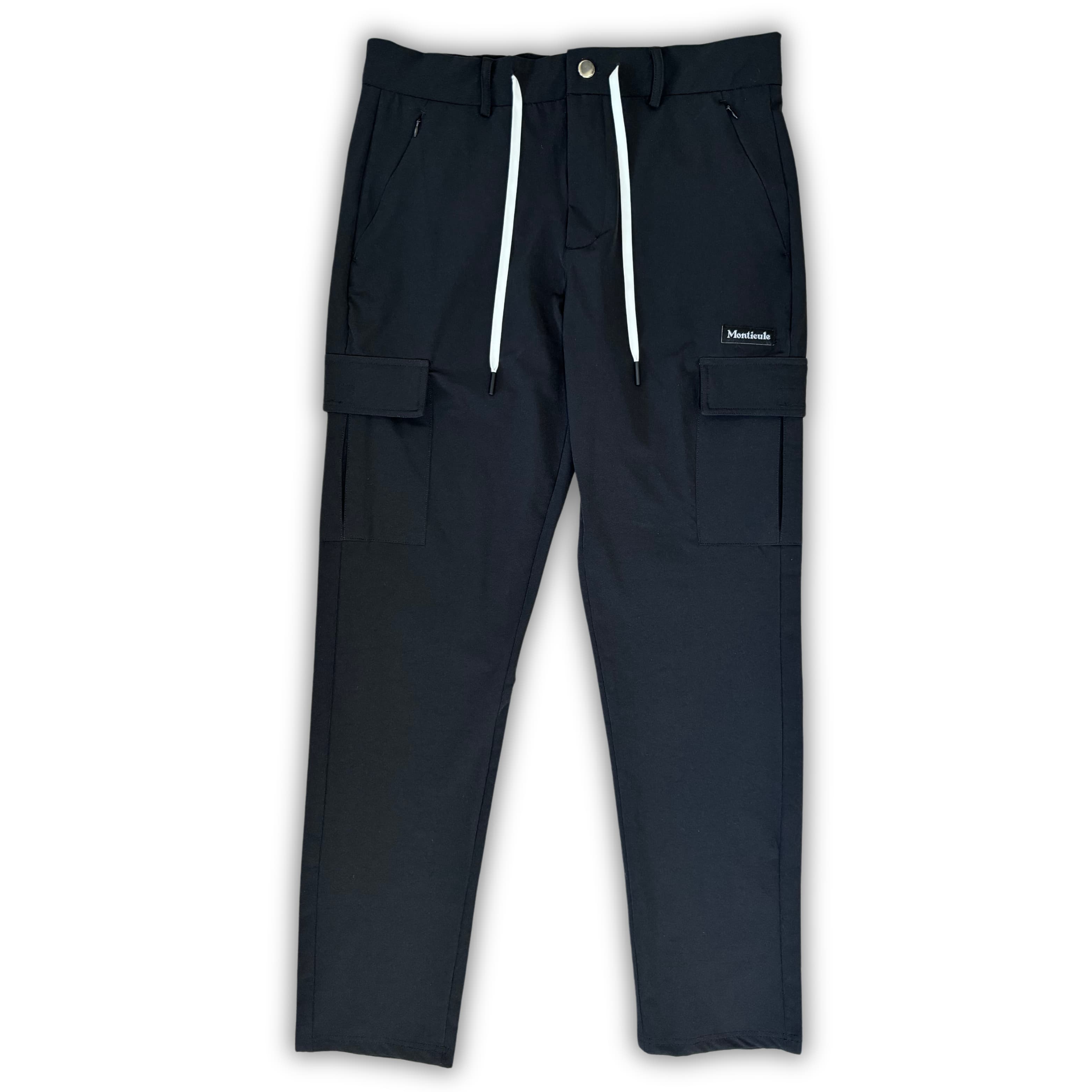 'Ocean Park' Cargo Pants. Black